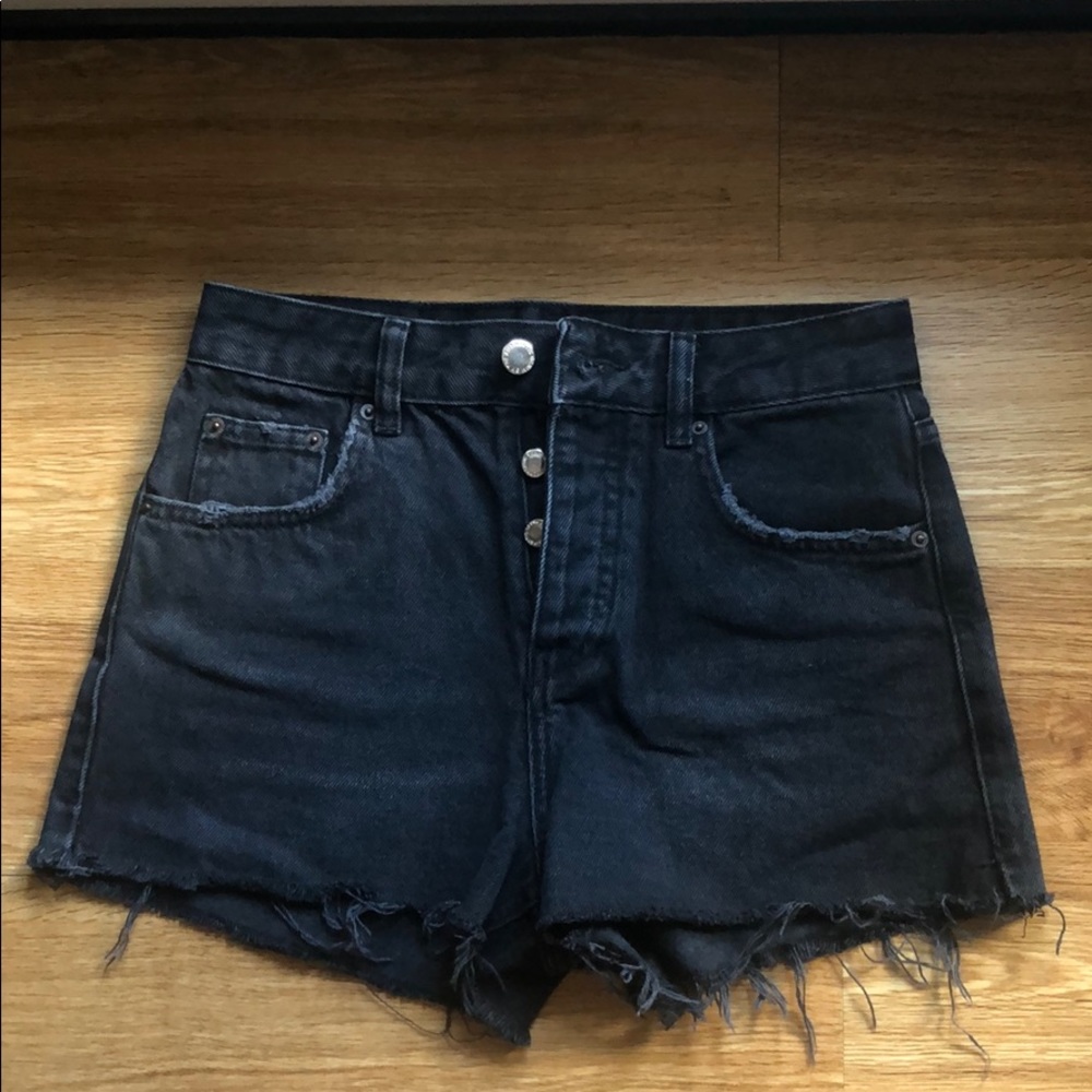 High Rise Zara Distressed Shorts